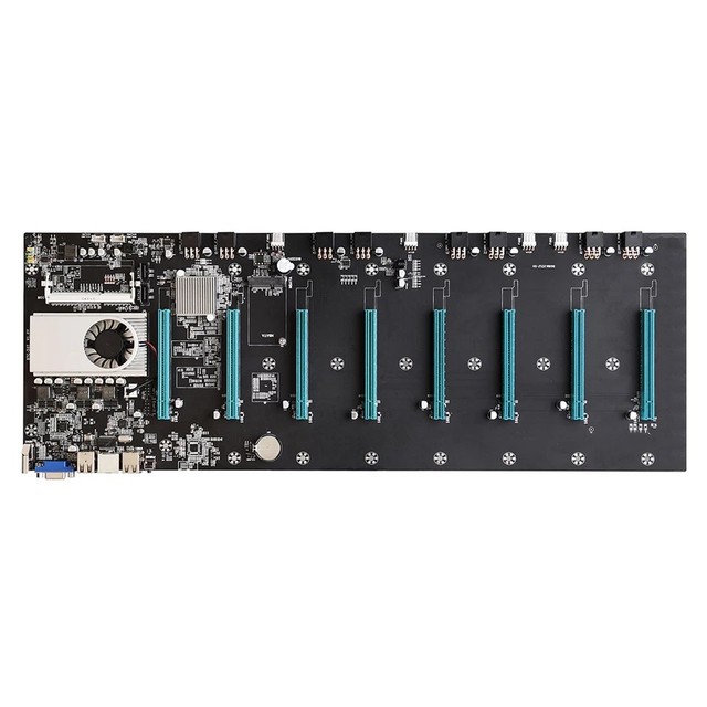 BTC-S37 Motherboard CPU Set 8 Video Card Slot DDR3 Memory Integrated VGA Interface Low Power Consumption