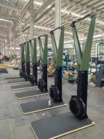 Máquina de remo y esquí comercial para fitness, remo de aire para interiores, máquina de esquí para ejercicio en gimnasio