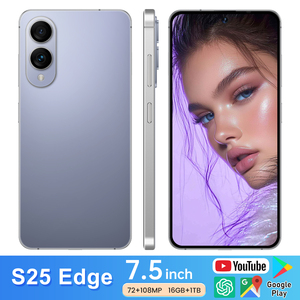 Thương hiệu Mới mở khóa dễ dàng bán lại S25 cạnh + Android 14 điện thoại 7.3 inch màn hình <span class=keywords><strong>Dual</strong></span> <span class=keywords><strong>Sim</strong></span> 48mp máy ảnh điện thoại thông minh - Product Image 2