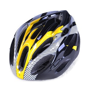 Casque de vélo, casque de sécurité pour le cyclisme, taille unique, bleu, motif en fibre de carbone, design breveté - Product Image 2