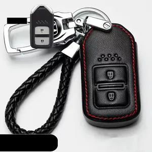 Auto Leder Schlüssel hülle für Honda City / Accord / CRV bis Keyless / Smart Entry