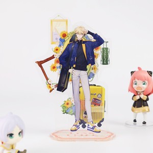 Letrero de acrílico personalizado de doble inserción, decoración de escritorio con forma de figura, juguete agitador transparente, decoración DIY con temática de anime, China - Product Image 3