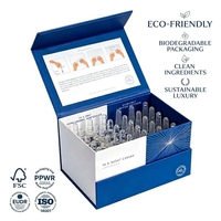 Boîte d'emballage en carton pour ampoules cosmétiques avec impression de logo personnalisé