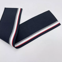 Col et poignets côtelés en tricot jacquard éco-responsable, pré-rétréci, 97 % polyester, 3 % élasthanne