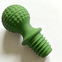 Lot de 1 bouchon de bouteille de vin réutilisable en silicone, anti-fuite pour bouteilles de champagne, bouchons de conservation de vin