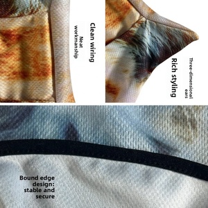 <span class=keywords><strong>Masque</strong></span> de cyclisme unisexe en polyester à motif animal 3D transfrontalier, protection solaire Gini, idéal pour les activités de plein air, les voyages estivaux et le cyclisme - Product Image 4