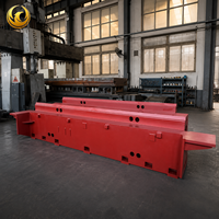 Fabrication d'acier robuste et usinage CNC, base de machine-outil en acier pour projets industriels