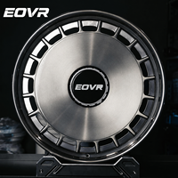 Rines Forjados OEM Personalizados de Aleación 5x114.3 5x112 en Cromo Negro Mate con Borde Profundo para BMW G63 URUS Nissan C8 de 18-22 Pulgadas 30mm