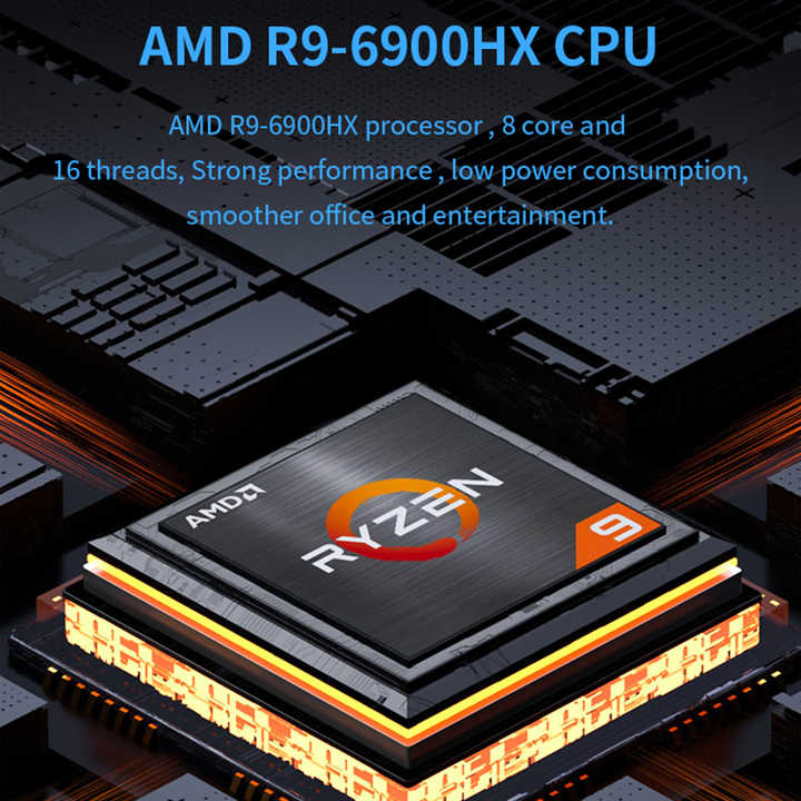 Metal Frame Mini Pc Amd Hd Graphics Ddr4 Barebone Mini Pc Computer For