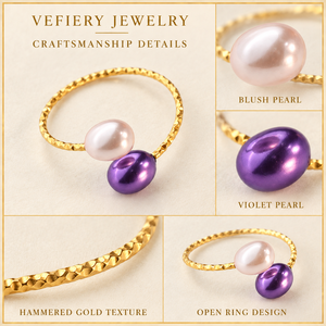 Wholesale Purple Stone Gold Tone Delicate <b>Stainless</b> <b>Steel</b> <b>Ring</b> for Women - Product Image 4