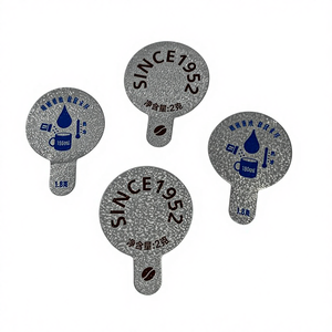 Coperchi Sigillanti in Alluminio per Tè, Caffè e Succhi, Monouso, Colorati, Rotondi, Biodegradabili, Termosaldabili per Capsule di Caffè - Product Image 2