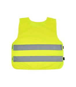 Gilet réflecteur pour enfants Gilets réfléchissants haute visibilité pour les activités nocturnes en plein air Gilet à bavette jaune néon pour le vélo - Product Image 4