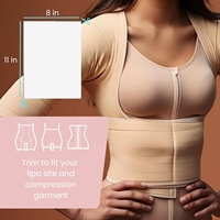 Almohadillas de Compresión de Espuma de Poliuretano de Grado Médico Premium (Paquete de 5) |   Recuperación de Liposucción y Abdominoplastia |   Reduce la hinchazón y las hematomas |