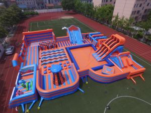 מותאם אישית מגשרים מתנפחים בית מתנפחים כיף עיר מתנפחים/מכשול מתנפחים/pvc חיצוני מתנפחים טרמפולינה - Product Image 3