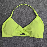 CL076 Soutien-gorge de sport dos nu style simple à bretelles réglables, anti-transpiration, en Spandex/Nylon, pour l'entraînement et le sport