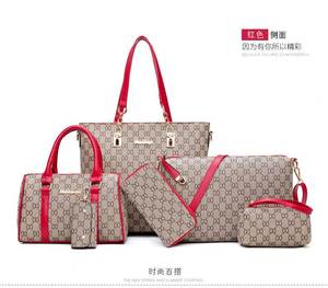 Kişiselleştirilmiş Logolu Moda Çanta Seti Küçük Büyük Set Avrupa Fermuarlı Tasarımcı Omuz Çantası Çapraz Askılı Çanta Bayan Çanta Seti - Product Image 3