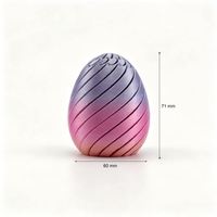 Boredom Buster for Workspace Twisty Fidget Egg Eco-Friendly PLA Smooth Spiral Twist Top Rated Gift Decoration