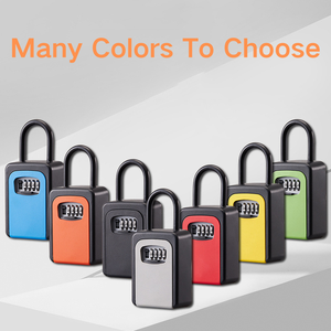 Logotipo verde personalizado montaje en pared <span class=keywords><strong>caja</strong></span> de almacenamiento de <span class=keywords><strong>llaves</strong></span> de coche <span class=keywords><strong>caja</strong></span> de bloqueo de llave con código para coche puerta exterior <span class=keywords><strong>Airbnb</strong></span> apartamento llave vivienda - Product Image 3