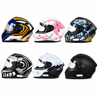 Casque intégral pour adulte personnalisé, coque en ABS durable, double visière, déverrouillage rapide, certifié DOT, toutes saisons |   Compatible avec le système ABS du véhicule