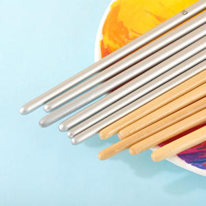 Professional SHENGCHENG 24 Pcs Artist Brush Set Premium Nylon Hair Wooden Handle Smooth Stroke for Acrylic <b>Oil</b> Watercolor - Product Image 3