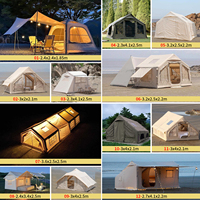 2024 populaire Commercial Mobile anti-insectes Oxford tente une chambre Structure vente chaude gonflable Cube tente de fête