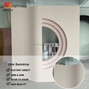 ฉากหลังงานแต่งงานแบบสมัยใหม่ ตกแต่งงานแต่งงานตามสั่ง ฉากหลังงานแต่งงานแบบ 3 มิติ ตกแต่งเวทีงานแต่งงาน - Product Image 2