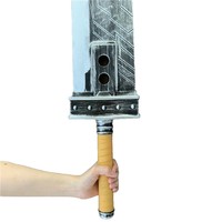 145cm Final Fantasy COS Loid Zerstörungsgroßschwert Kriegsschaden-Schwert Waffen-Spielzeug PU Weiches Requisit China Modell