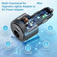 Chargeur de voiture universel 2-en-1 Starlink Gen3/Mini en PC+Métal de haute qualité et durable, et alimentation USB-C PD 27W pour camping-car et yacht