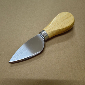 6-in-1 Food Grade Stainless Steel Cheese Tools Oak Handle Butter <strong>Knife</strong> <strong>Set</strong> with Gift Box Packaging for Kitchen Use - Product Image 4