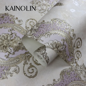 <span class=keywords><strong>Papier</strong></span> <span class=keywords><strong>peint</strong></span> <span class=keywords><strong>baroque</strong></span> damassé victorien 3D blanc et or, texturé, anti-moisissure, pour salon, cuisine, chambre, école, hôtel - Product Image 4