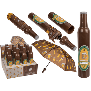 Paraguas de bolsillo, botella de cerveza, - Product Image 1