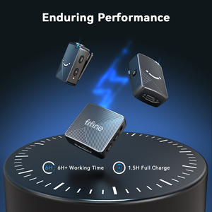 ห้าสิบ M9ไมโครโฟนไร้สายแบบพกพาไมโครโฟน2.4G ไมโครโฟนไร้สายไมโครโฟนไร้สายแบบมืออาชีพบันทึกแบบไร้สายตัดเสียงรบกวน - Product Image 3