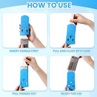 Housse de protection réutilisable en silicone personnalisée pour pinceaux – Solution de rangement anti-usure et portable