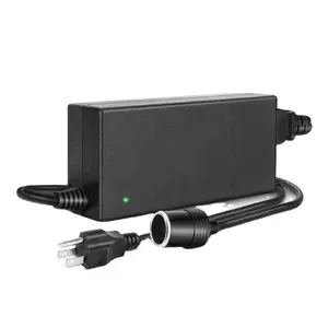 Adaptador de saída única de 110v, 120v, 220v, entrada de 12v, transformador de saída ac dc 12v 9a, compressor de ar de carro, fonte de alimentação