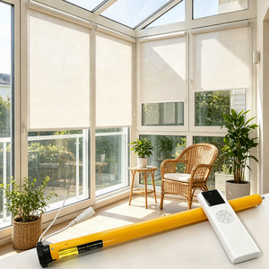 <span class=keywords><strong>Moteur</strong></span> tubulaire <span class=keywords><strong>AOK</strong></span> 110V 28mm avec contrôleur pour stores enrouleurs et volets roulants intelligents - Product Image 4