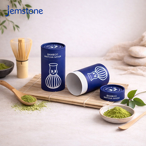 Printed Eco-friendly <b>Spice</b> Salt Matcha Powder Whisk Cardboard Tube Cylinder <b>Packaging</b> Food Grade Herbal Tea Paper Tube <b>Packaging</b> - Product Image 2
