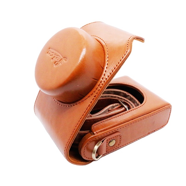 2019 Vintage Beautiful Luxury PU Water Resistant Digital Camera Bag Zipper Cheap Carry Case for Outdoor Travel Photography
