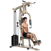 Système d'entraînement multifonctionnel tout-en-un à poste unique, presse pectorale, entraînement de la force, machine à tirer, équipement de fitness pour salle de sport