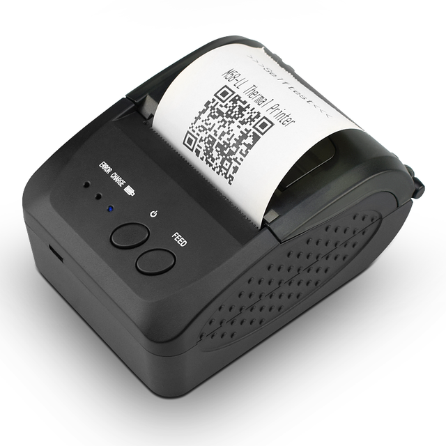 USB/Parallel Mobile Desktop Driver Thermal Printer 1d 2d Qr Code Direct Thermal 58mm Pos Printer 2020