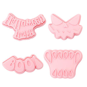 Moule à biscuits série loup-garou Halloween moule à biscuits de dessin animé 3D avec <span class=keywords><strong>empreinte</strong></span> de dessin animé outil de pierre tombale bricolage - Product Image 5