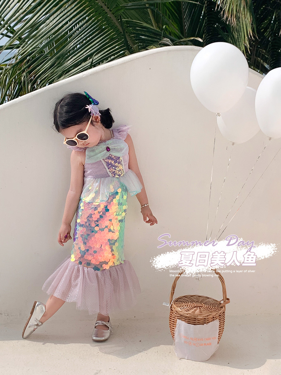 open lace back dress Amazon.com: Girl's Flower Sequin Princess Dress Summer Sleeveless Multi  Layer Long Skirt Waist Pearl Decoration (Blue, 4-5 Years): Clothing, Shoes  & Jewelry