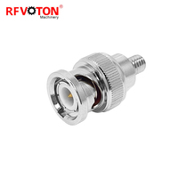 Adaptateur coaxial RF Microdot femelle vers BNC mâle droit 10/32 UNF/M5 Connecteur coaxial Connecteur RF haute performance