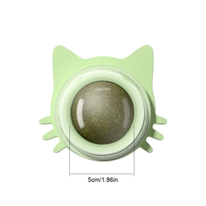 Jouet pour chats de petite et moyenne taille, fournitures pour animaux de compagnie, balles de catnip amusantes à lécher, balles de catnip pour jouer, mâcher et nettoyer les dents - Product Image 2