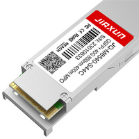 Modul QSFP+ 40GBASE-CSR4 Kompatibel dengan Cisco QSFP-40G-CSR4, 850nm 400m MPO-12/UPC MMF, Modul Transceiver Optik QSFP+