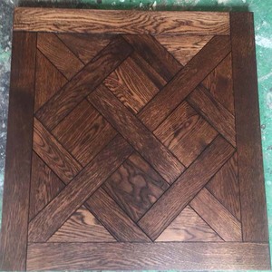 Pavimento in Parquet Antico di Versailles, Pavimento in Legno Massiccio con Finitura Anticata / Pavimento in Parquet di Versailles - Product Image 2