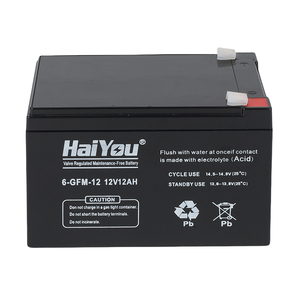 高品質UPS 12V12Ahバッテリー 鉛蓄電池 VRLAバッテリー 太陽光発電蓄電用 ディープサイクル充電式 - Product Image 2