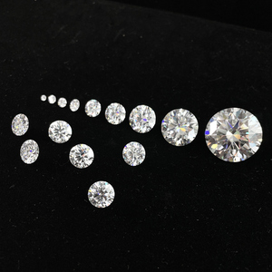 Ngô Châu nhà máy bán buôn Chất lượng cao 3-18mm Vòng cắt 3ex lỏng moissanite đá vvs màu trắng - Product Image 6