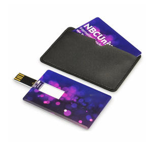 Articles cadeaux d'affaires, clé USB carte de crédit 2.0 3.0 4 Go 8 Go 16 Go 32 Go 64 Go, mémoires USB, impression de logo, clé USB - Product Image 2