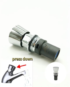 Accessoire de cartouche de <span class=keywords><strong>chasse</strong></span> <span class=keywords><strong>d</strong></span>'<span class=keywords><strong>eau</strong></span> à <span class=keywords><strong>ressort</strong></span> en laiton, à ouverture rapide, à <span class=keywords><strong>bouton</strong></span>-<span class=keywords><strong>poussoir</strong></span> manuel, à retard, moderne, pour toilettes/sablier de salle de bain - Product Image 2