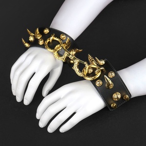 Ensemble d'entraînement BDSM SM avec menottes, jeu de domination esclave, mains attachées, sadomasochisme, jouets sexuels amusants pour couples adultes, vente en gros - Product Image 2